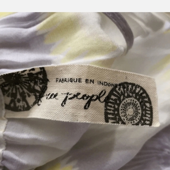 Free People Boho Water Color Ruffle Dress - Picture 4 of 8